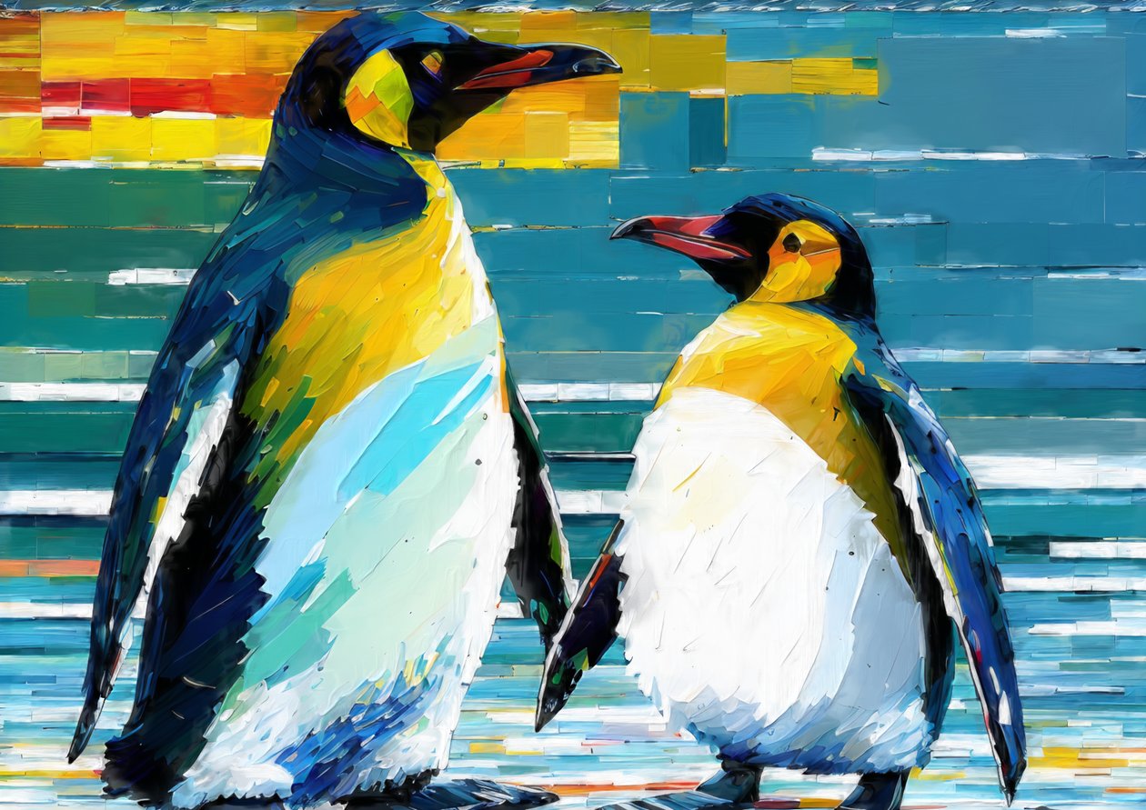 動物：ペンギン 4 作： ジョセフ・ヨハン・マイケル