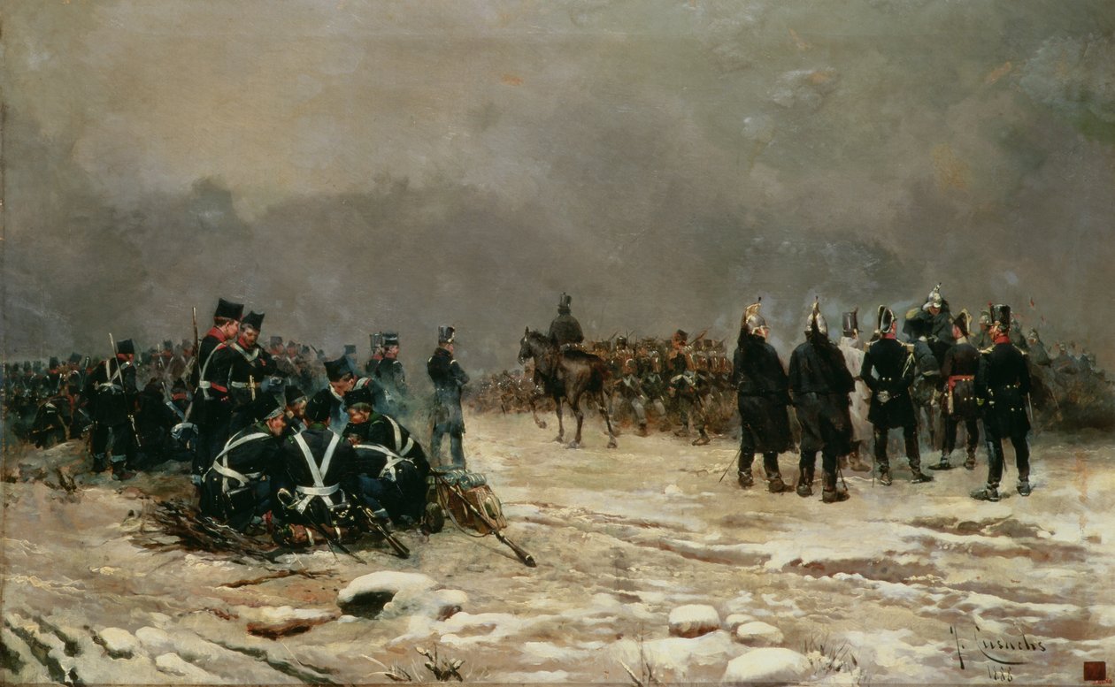 アーラボンの戦い 作： Josep Cusachs y Cusachs