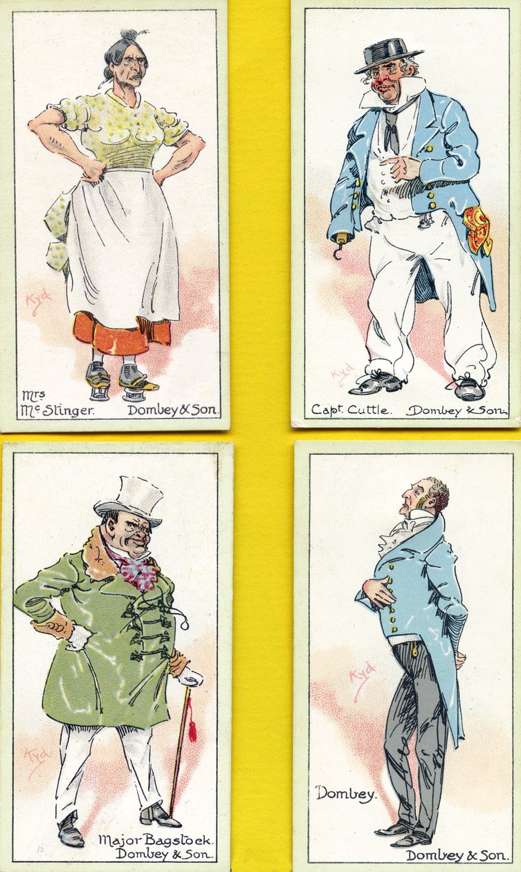 1923年、チャールズディケンズによる「ドンビーと息子」の登場人物 作： ジョセフ・クレイトン・クラーク