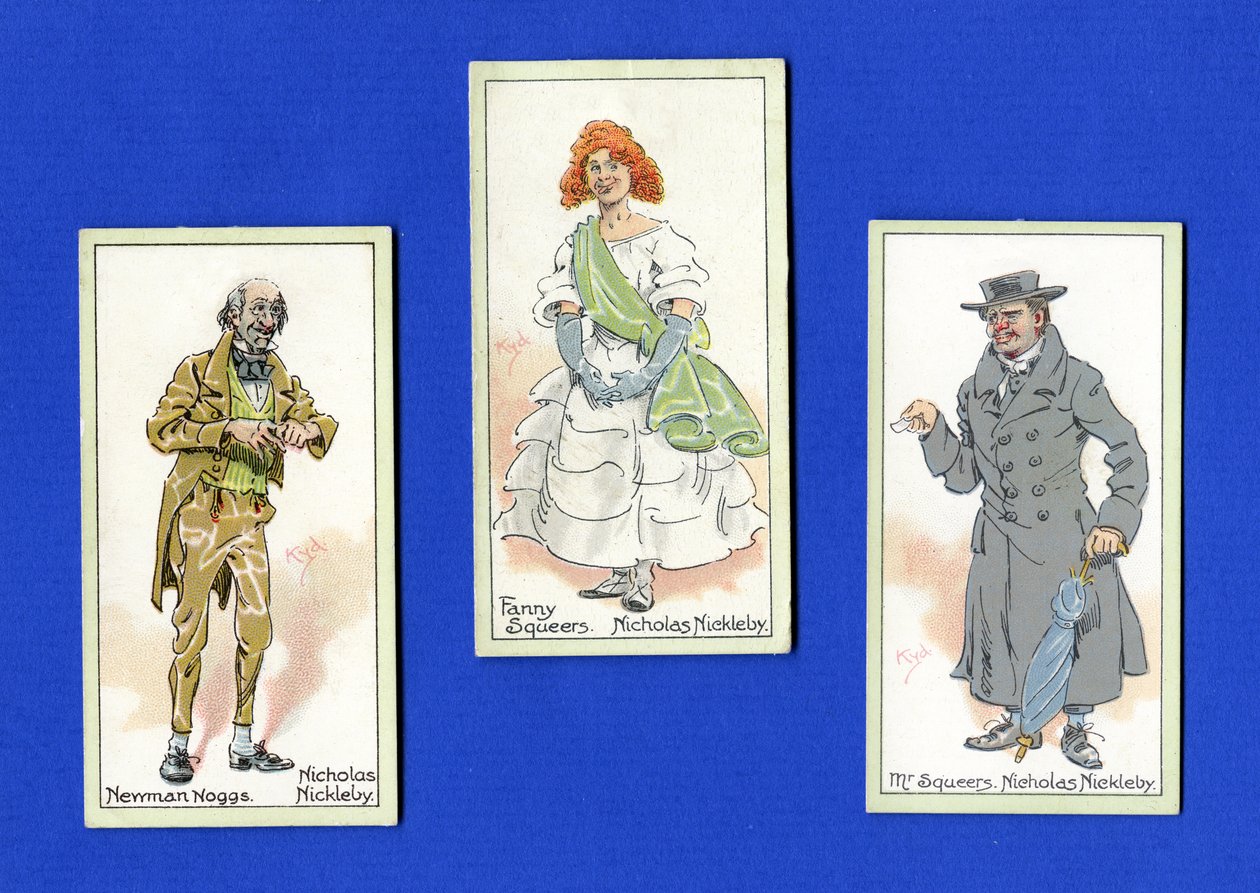 チャールズディケンズ作「ニコラスニクルビー」のキャラクター、1923年 作： ジョセフ・クレイトン・クラーク