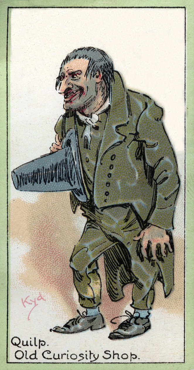 チャールズ・ディケンズ作の &39;The Old Curiosity Shop&39;のQuilp、1923年 作： ジョセフ・クレイトン・クラーク