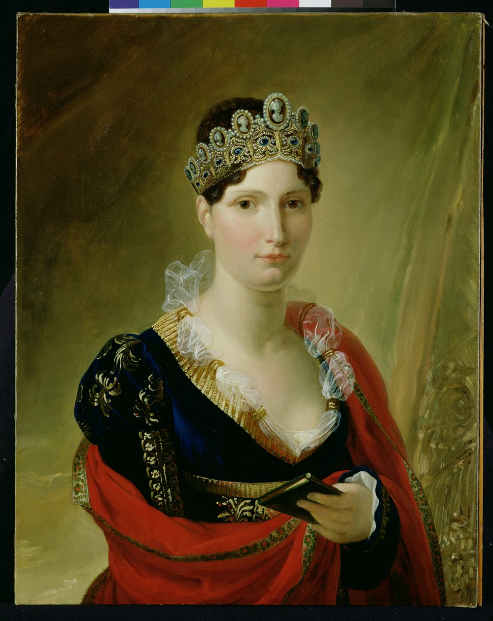 Elisa Baciocchi（1777-1820）c.1812の肖像 作： ジョセフ・フランケ