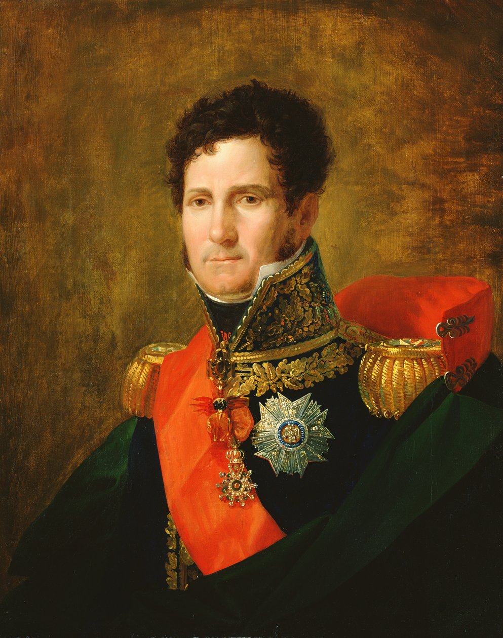 フェリックス・バシオッキの肖像（1762-1841）c.1805 作： ジョセフ・フランケ