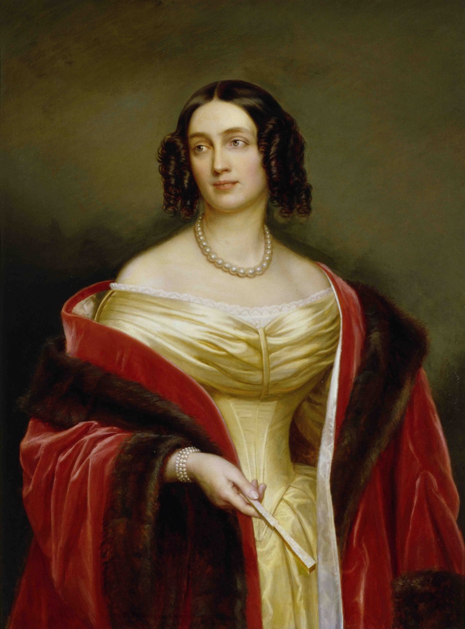 プロイセンの女王、バイエルン州のエリザベス・ルドビカ（1801-1873）の肖像 作： ヨーゼフ・カール・シュティーラー
