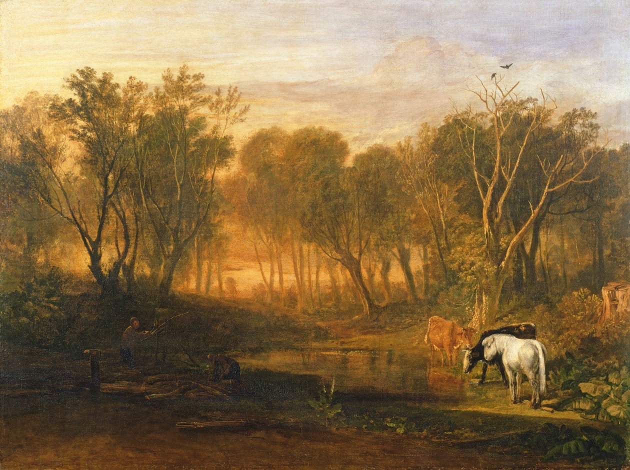 ベレの森、1808年頃 作： ジョセフ・マロード・ウィリアム・ターナー