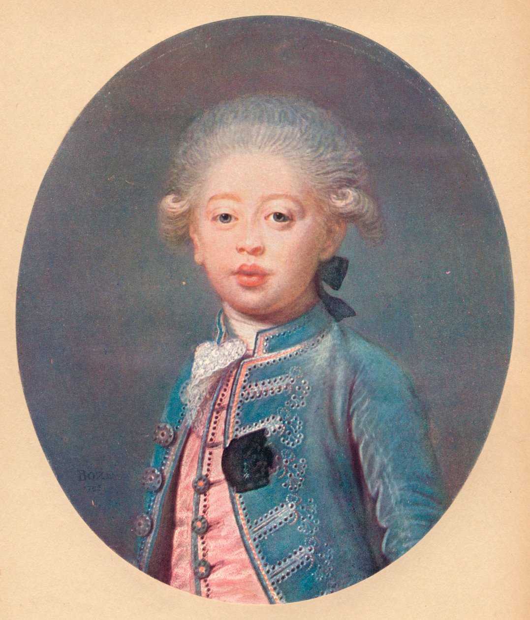 ルイアントワーヌダルトワアングレーム公、c1785 作： ジョセフ・ボーズ