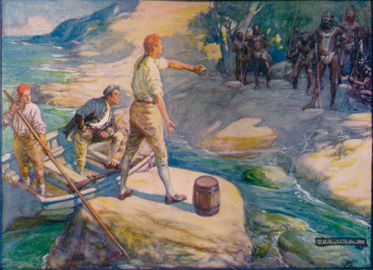 先住民はそれらを集めました、c1908、c1920。 作： ジョセフ・ラトクリフ・スケルトン