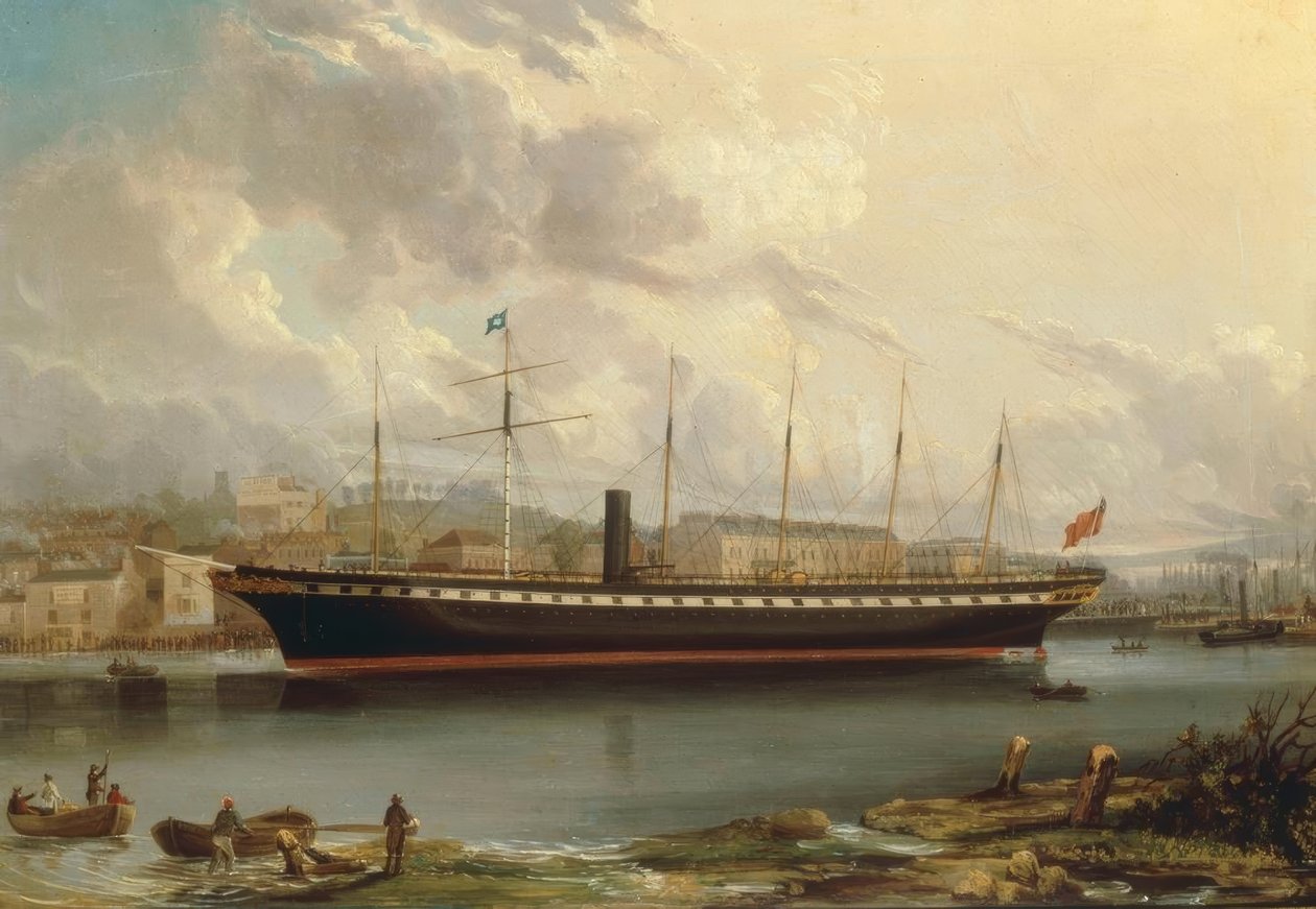 1856年のイギリスの乙女の航海 作： ジョセフ・ウォルター