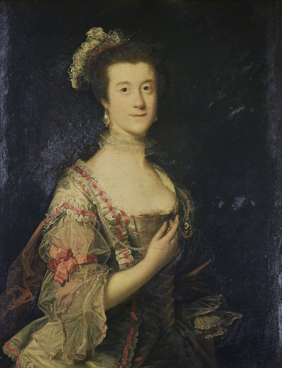 アン・スタンリー（1725-1803年頃）後にメンディップ夫人、1755年 作： ジョシュア・レイノルズ