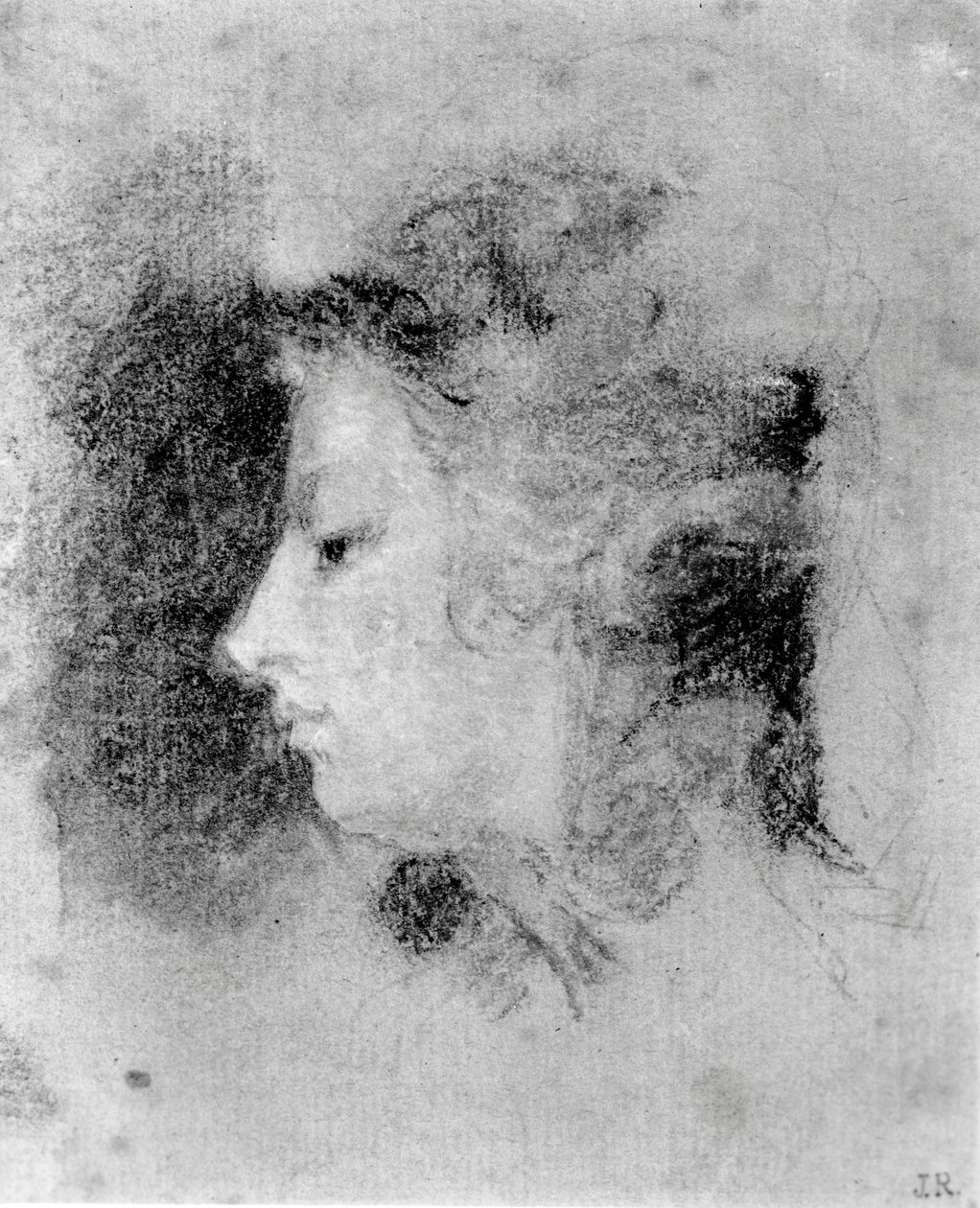 メアリー &39;Perdita&39;ロビンソン、1783年頃（紙にチョーク） 作： ジョシュア・レイノルズ