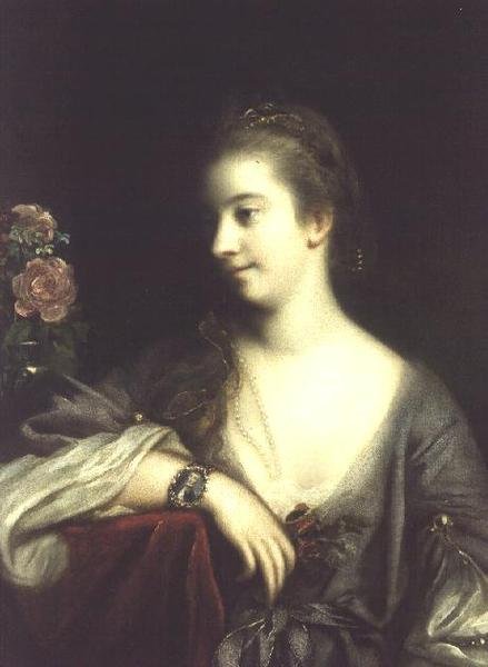 ドミニク・アンジェロ夫人 1759年頃（油彩・キャンバス 作： ジョシュア・レイノルズ