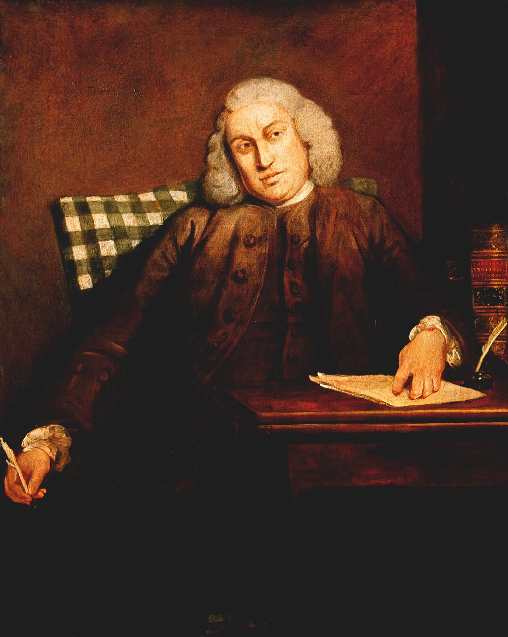 サミュエル・ジョンソン、英語の手紙の男、1756-1757 作： ジョシュア・レイノルズ