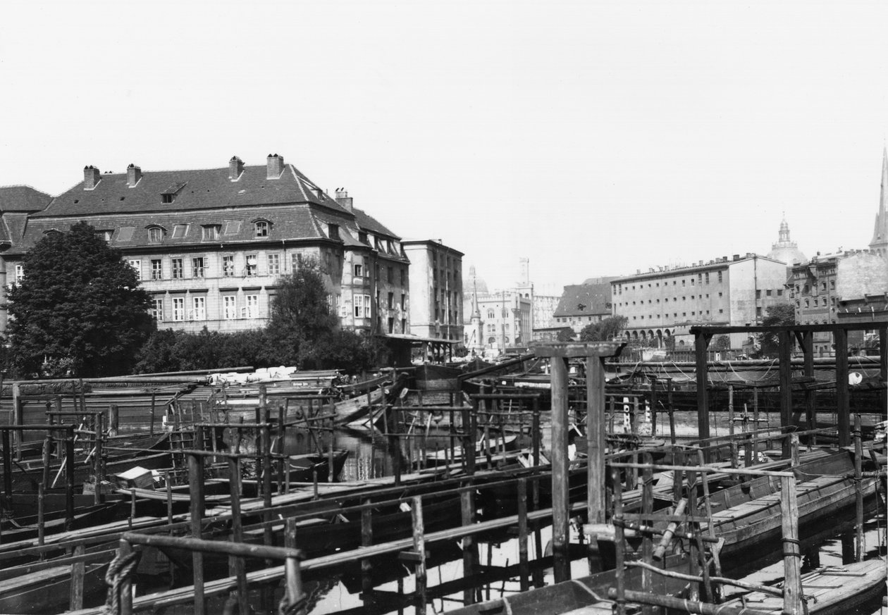 &39;Fischerinsel&39;からの眺め、ベルリン、1910年頃 作： ジュセ