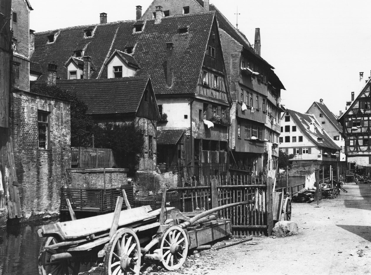 ウルム旧市街の眺め、ウルム、1910年 作： ジュセ