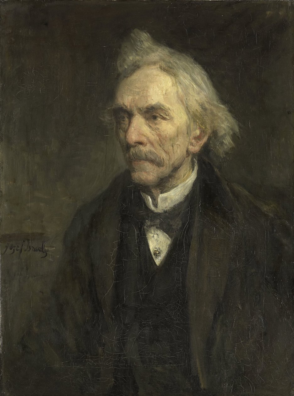 Louis-Jacques Veltman (1817-1907)。 俳優 作： ジョゼフ・イスラエル