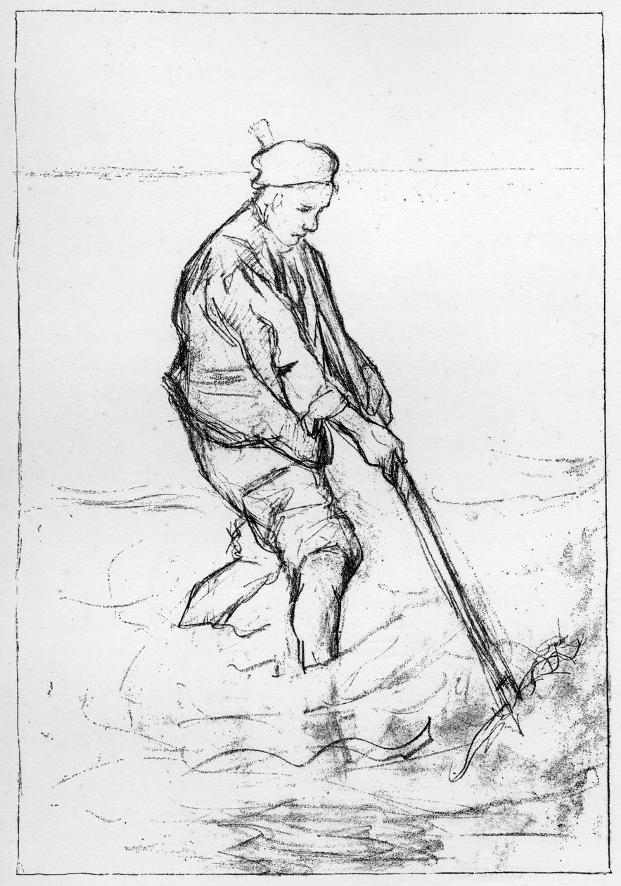 生命のための闘争、c1880-1882 作： ジョゼフ・イスラエル