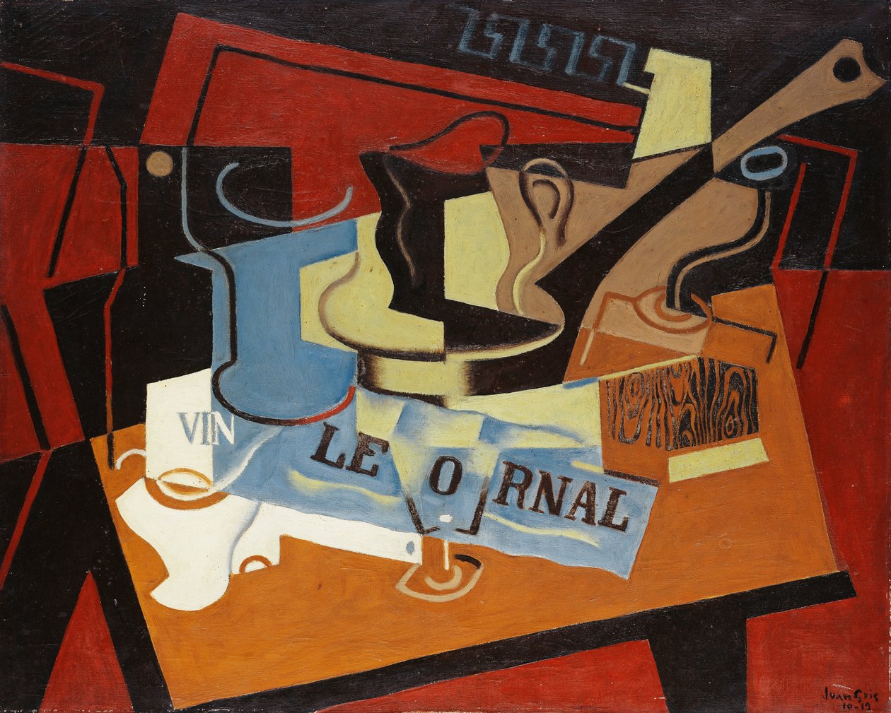 キャセロール、1919 作： フアン・グリス