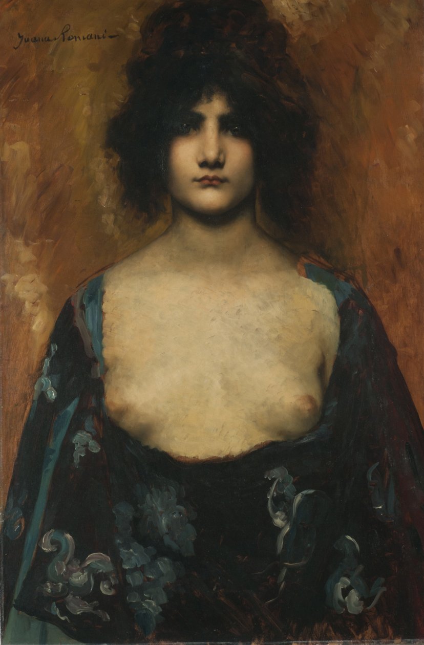 オリエンタル ガール、1890～1895年頃。 作： フアナ・ロマーニ