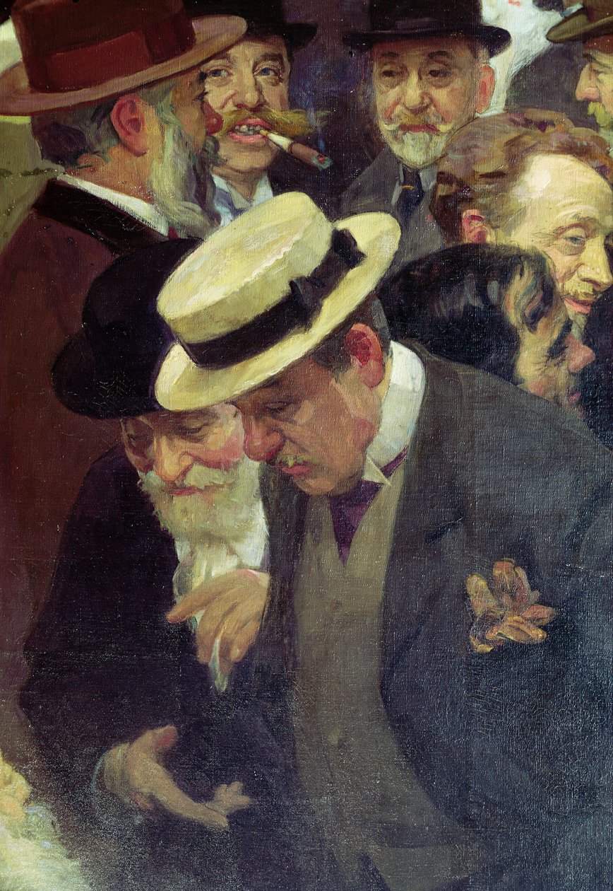 金曜、フランスのアーティストサロン（詳細）、1911 作： ジュール・アレクサンドル・グルーエンまたはグルー