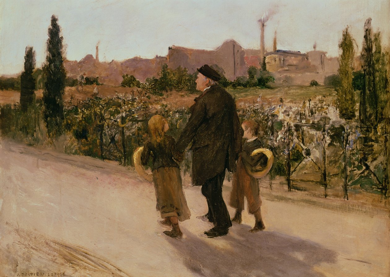 全魂の日、1882年 作： ジュール・バスティアン・ルパージュ