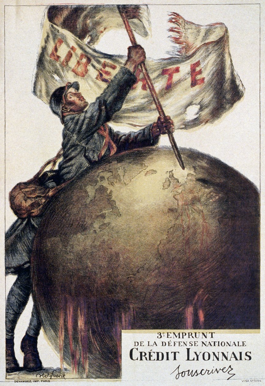 1917年の第3回国防ローン 作： ジュール・アベル・ファイブル