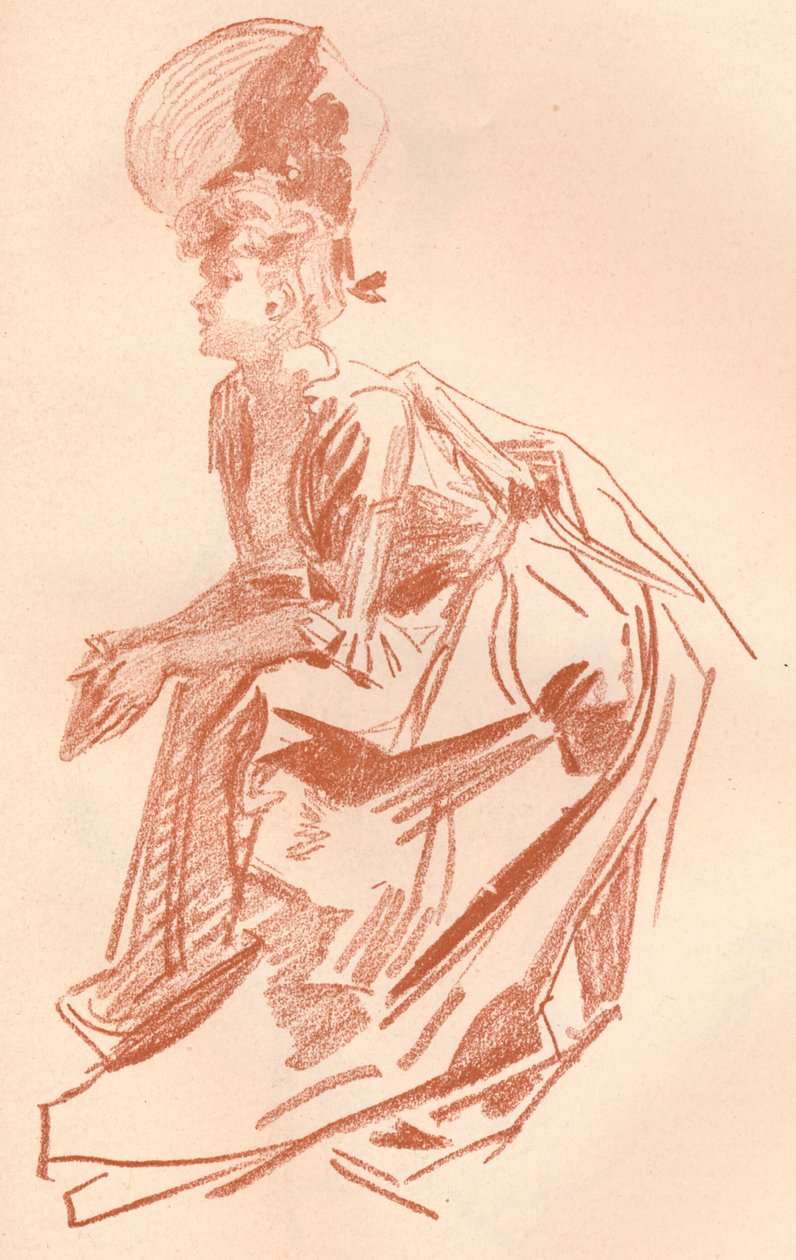 サンギネの絵、c1900 1903-1904 作： ジュール・チェレット