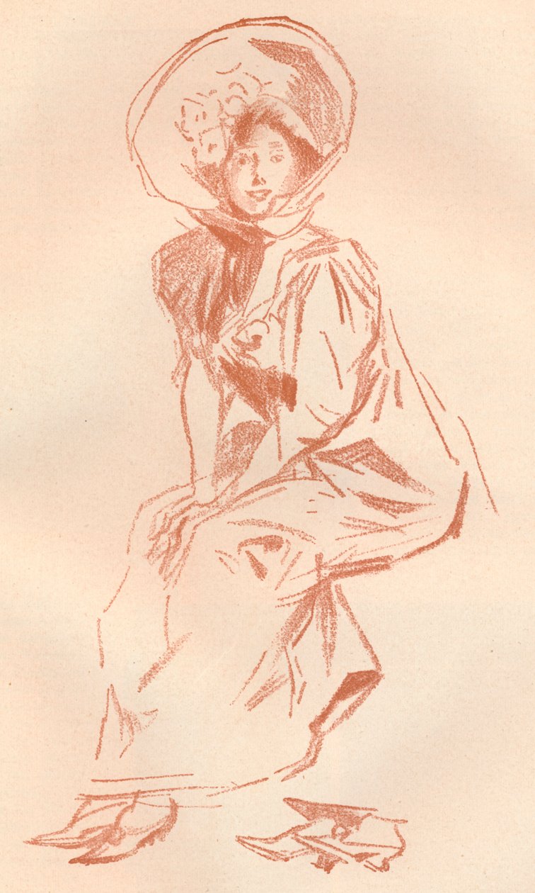 サンギネの絵、c1900 1903-1904 作： ジュール・チェレット