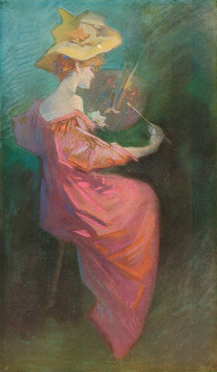 絵画、c1893 作： ジュール・チェレット
