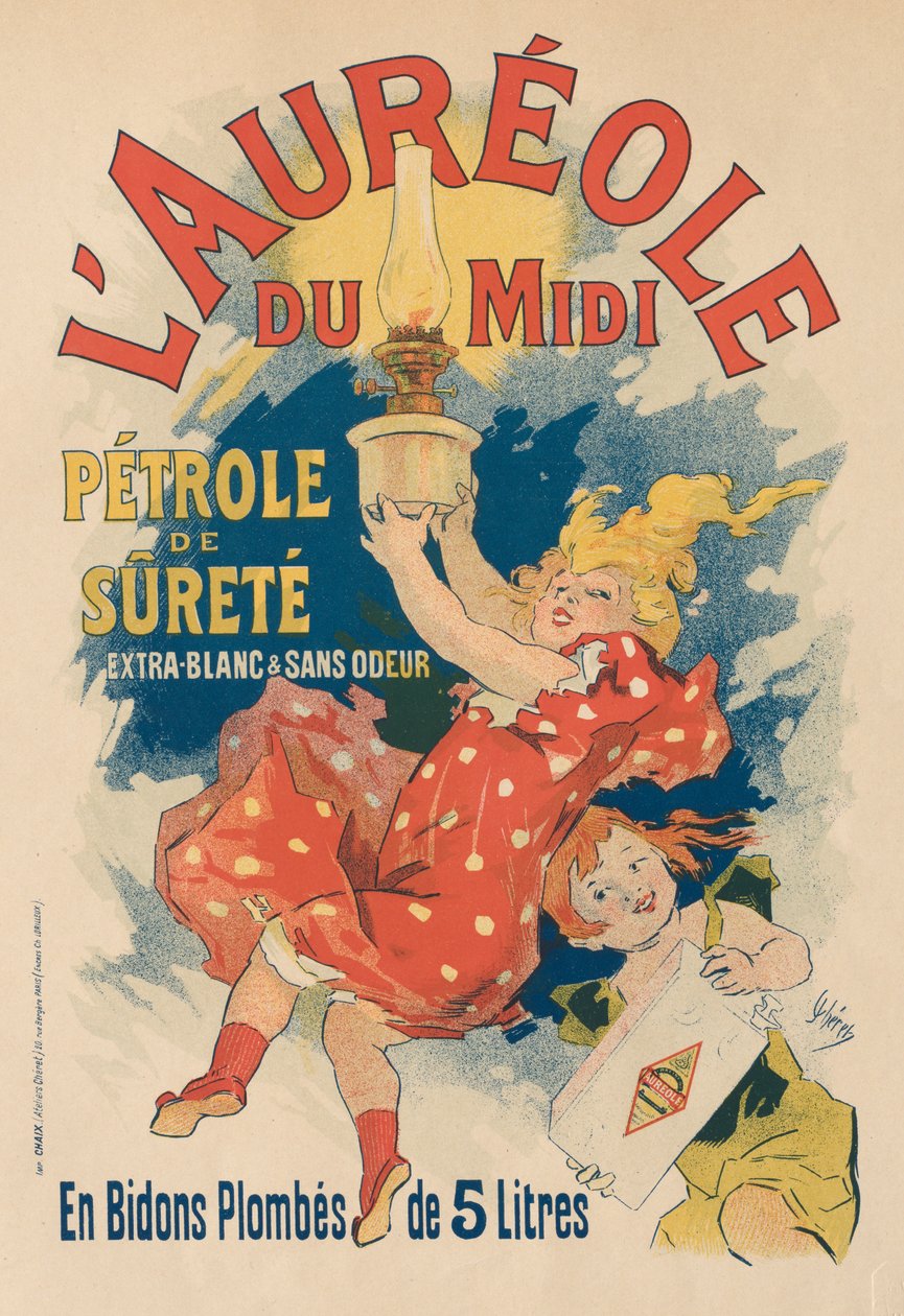 正午のオーラ、1893。 作： ジュール・チェレット