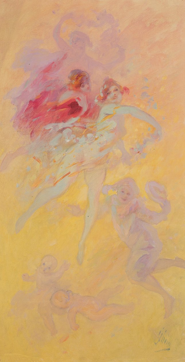 無題、1890年頃 作： ジュール・チェレット