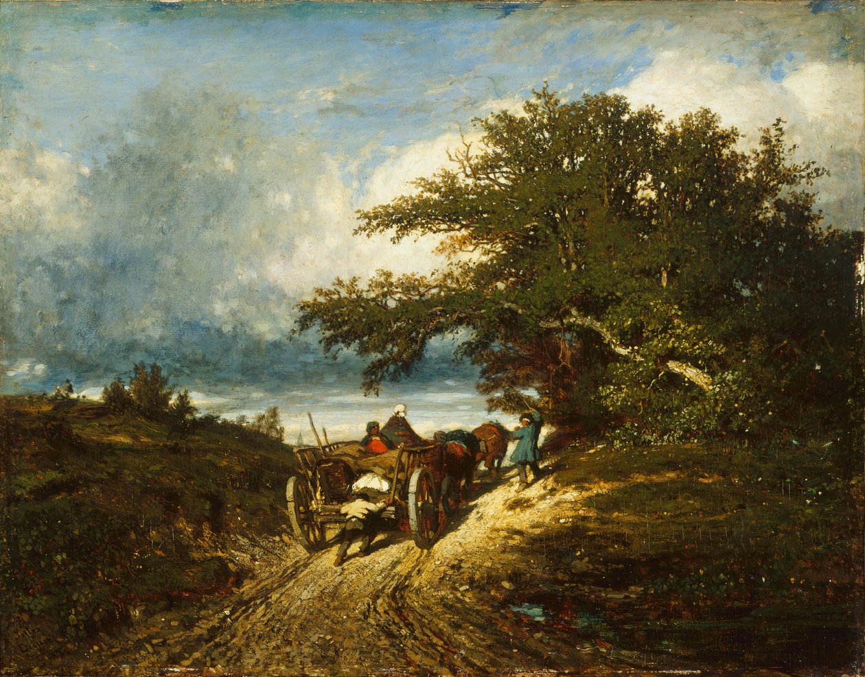 On the Road, 1856. 作： ジュール・デュプレ