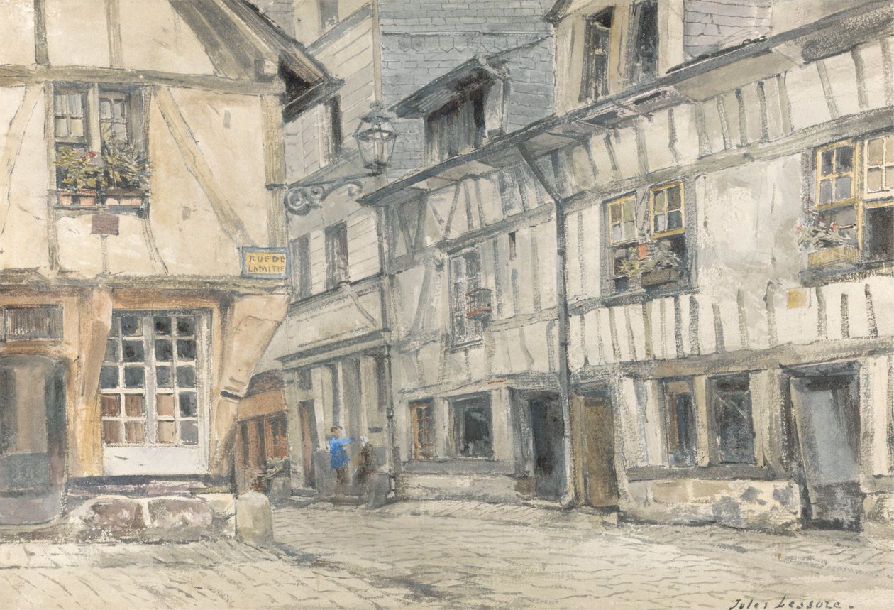 Näkymä Rue de Lamitielle 作： ジュール・レッソール