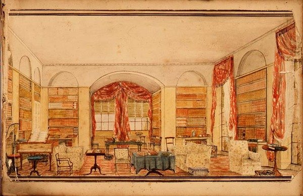 The Library at Aynhoe 作： ジュリア・カートライト
