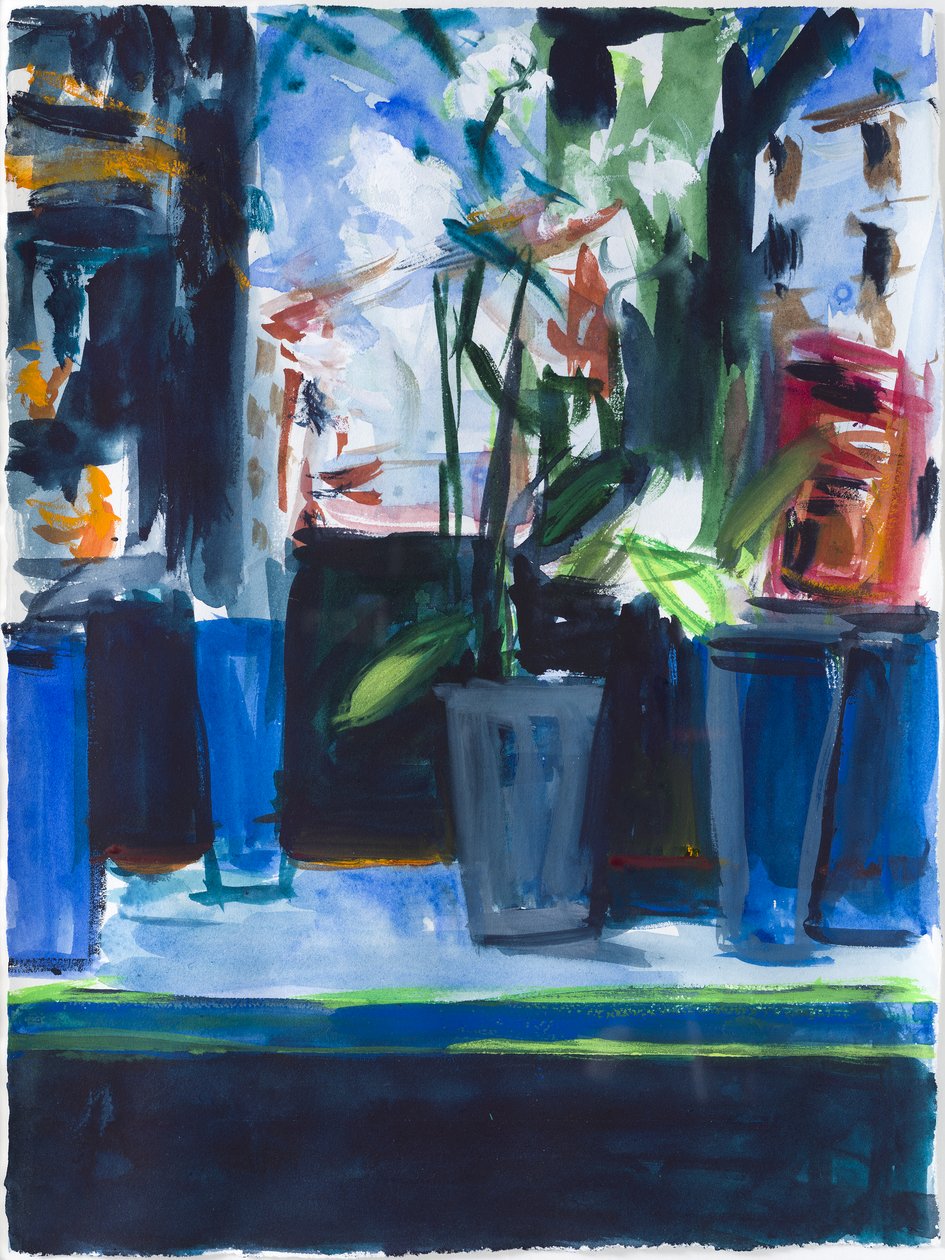 市の花屋、2017、 作： ジュリーヒーロー