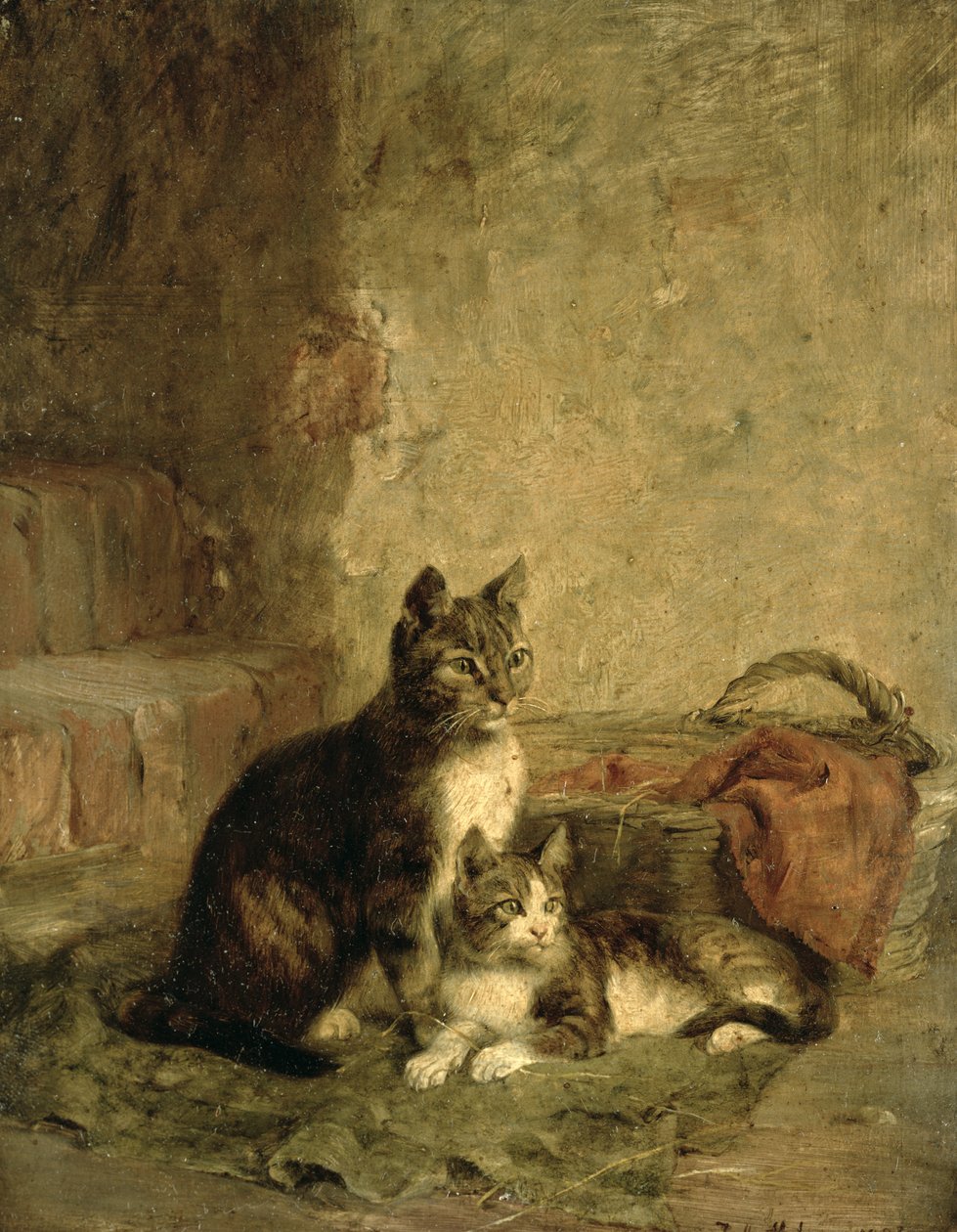 猫、1883 作： ジュリアス・アダム