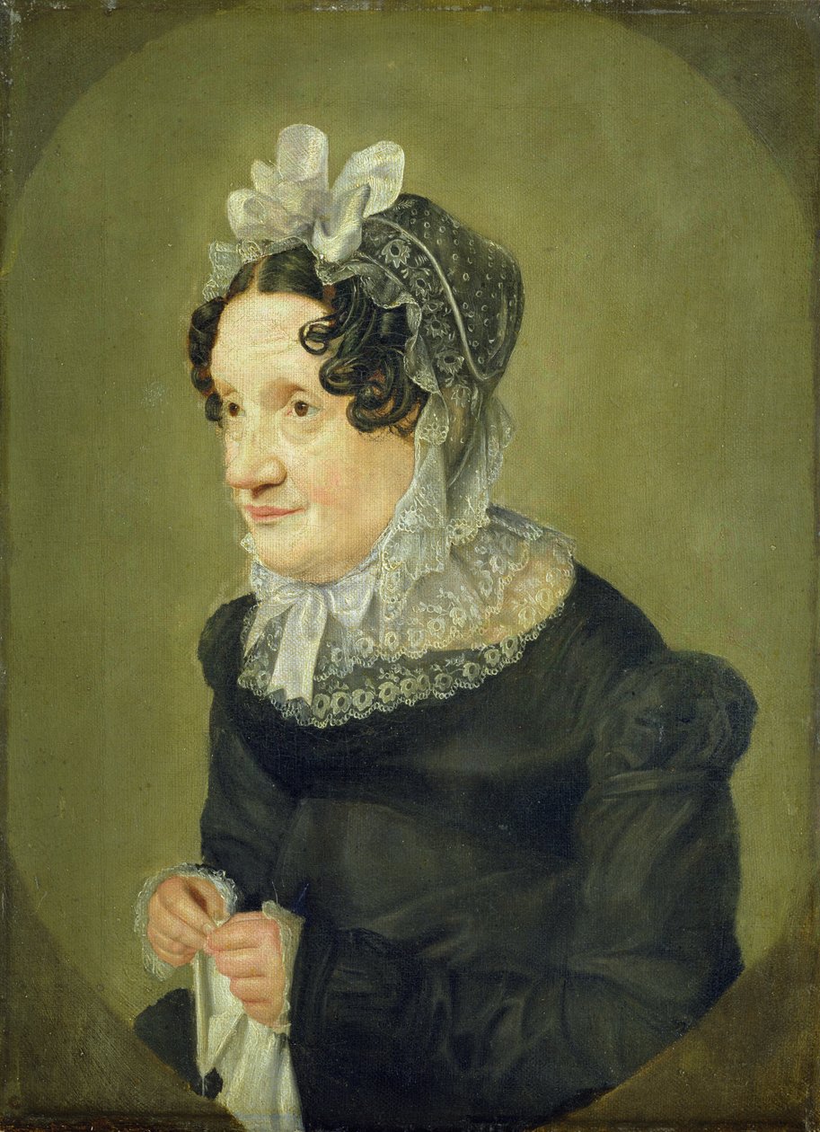 アーティストの叔母、カタリーナ・オルダッハ、1824年 作： ジュリアス・オルダッハ