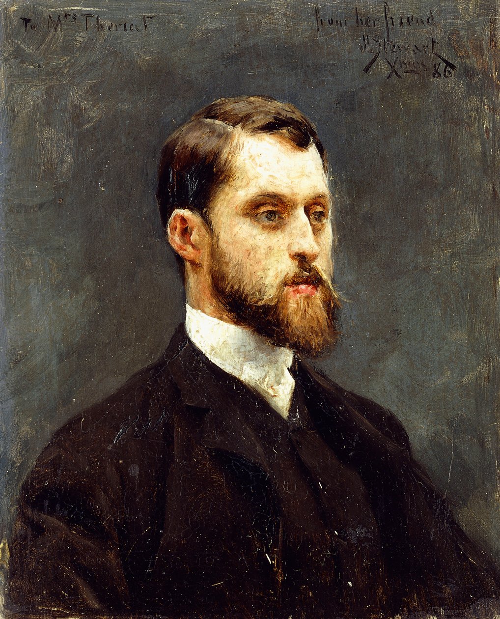 自画像、1886 作： ジュリアス・ルブラン・スチュワート