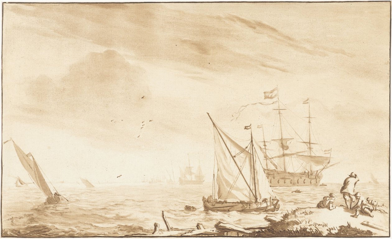 浜辺の軍艦 作： Jurriaan Cootwijck