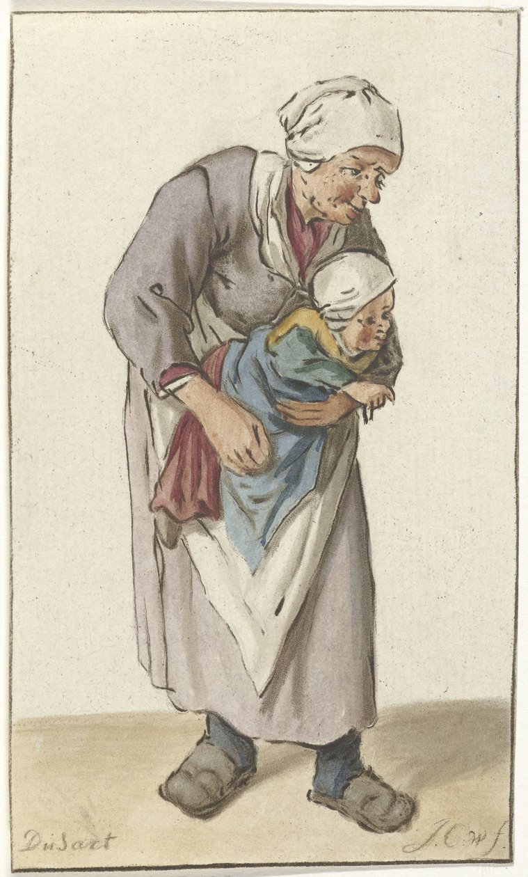 子供を持つ女性 作： Jurriaan Cootwijck