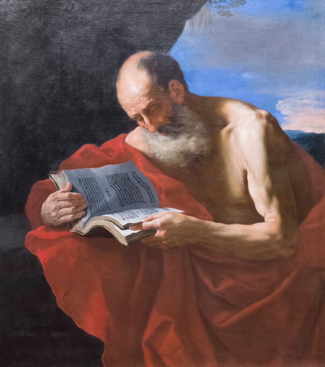 聖ジェローム 作： Jusepe de (信奉者) Ribera