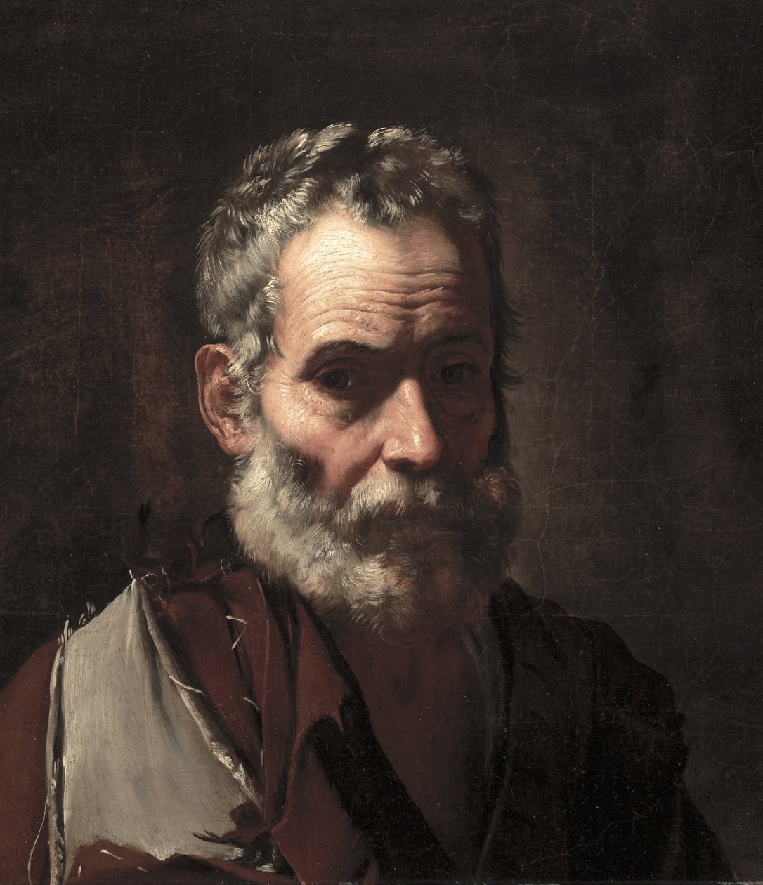 老人、1635年頃 作： フセペ・デ・リベラ