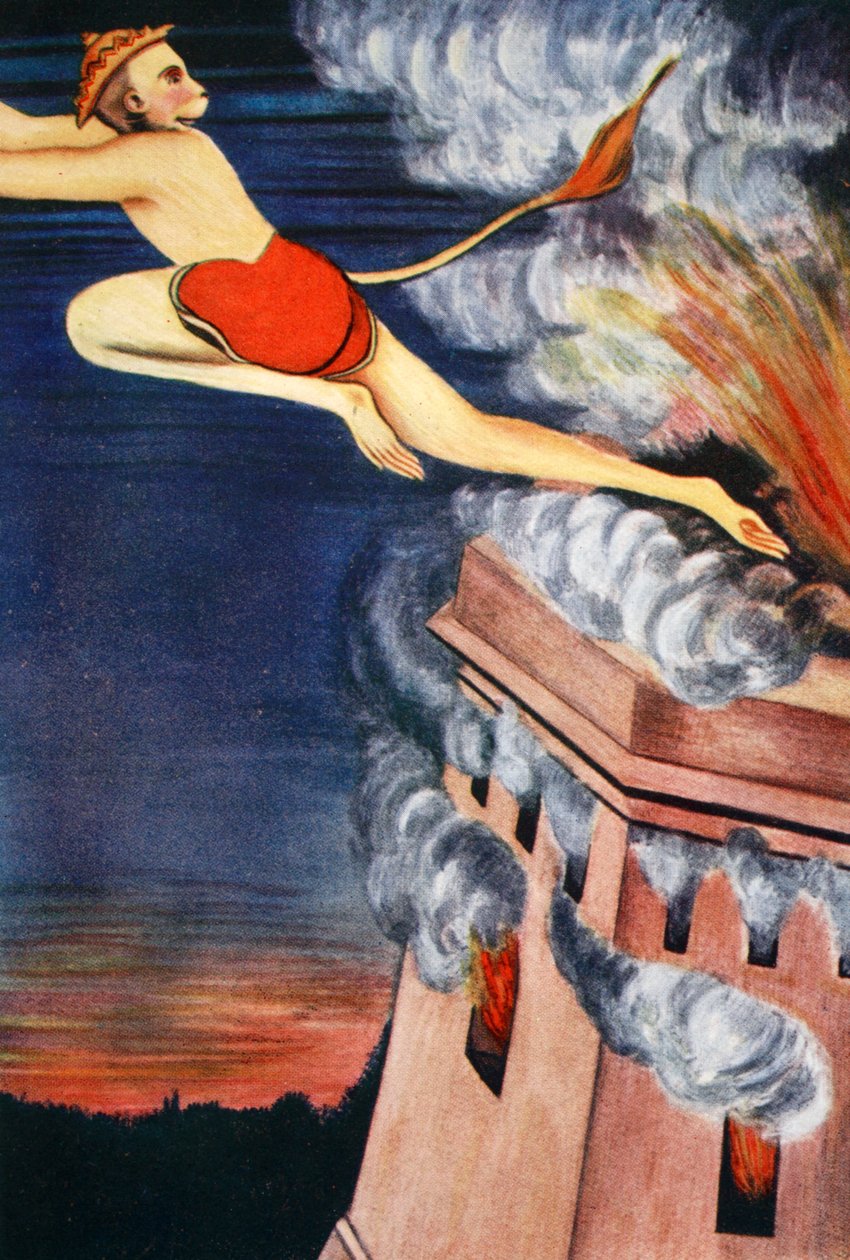 ランカの焼却（1913年   作： Kベンカタッパ