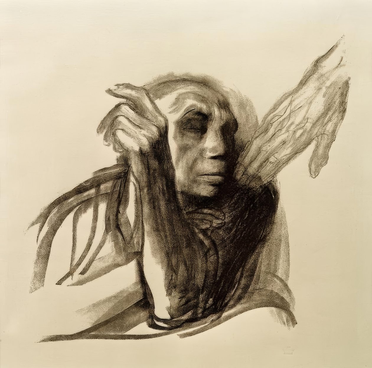 Kathe Kollwitz、死の呼び声 作： ケーテ・コルヴィッツ