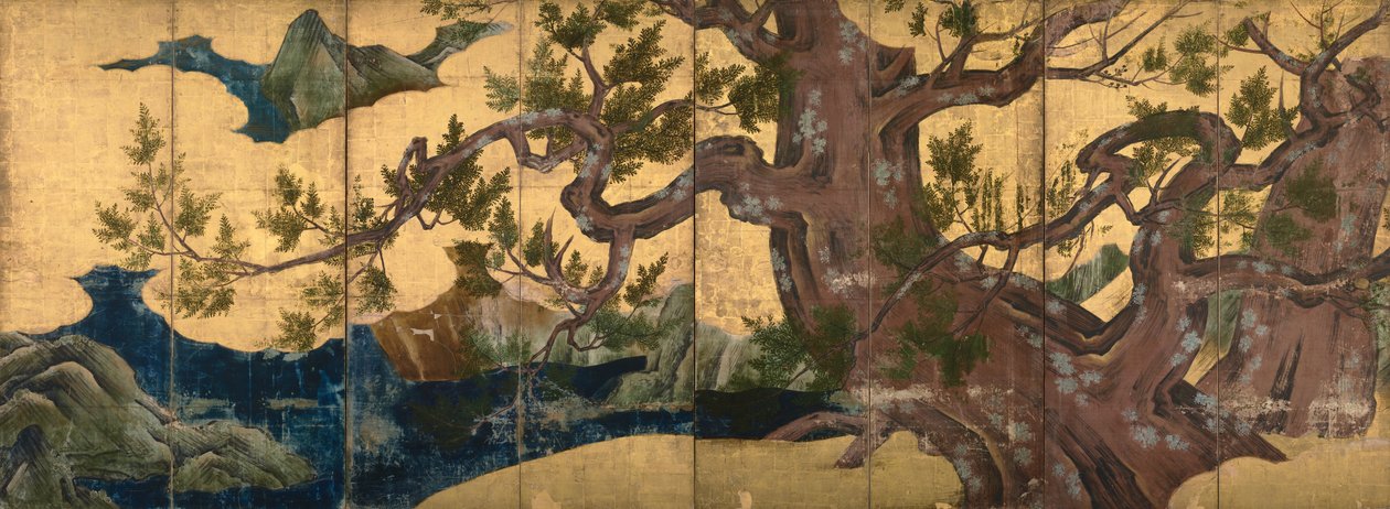 ヒノキの木 作： 狩野栄徳