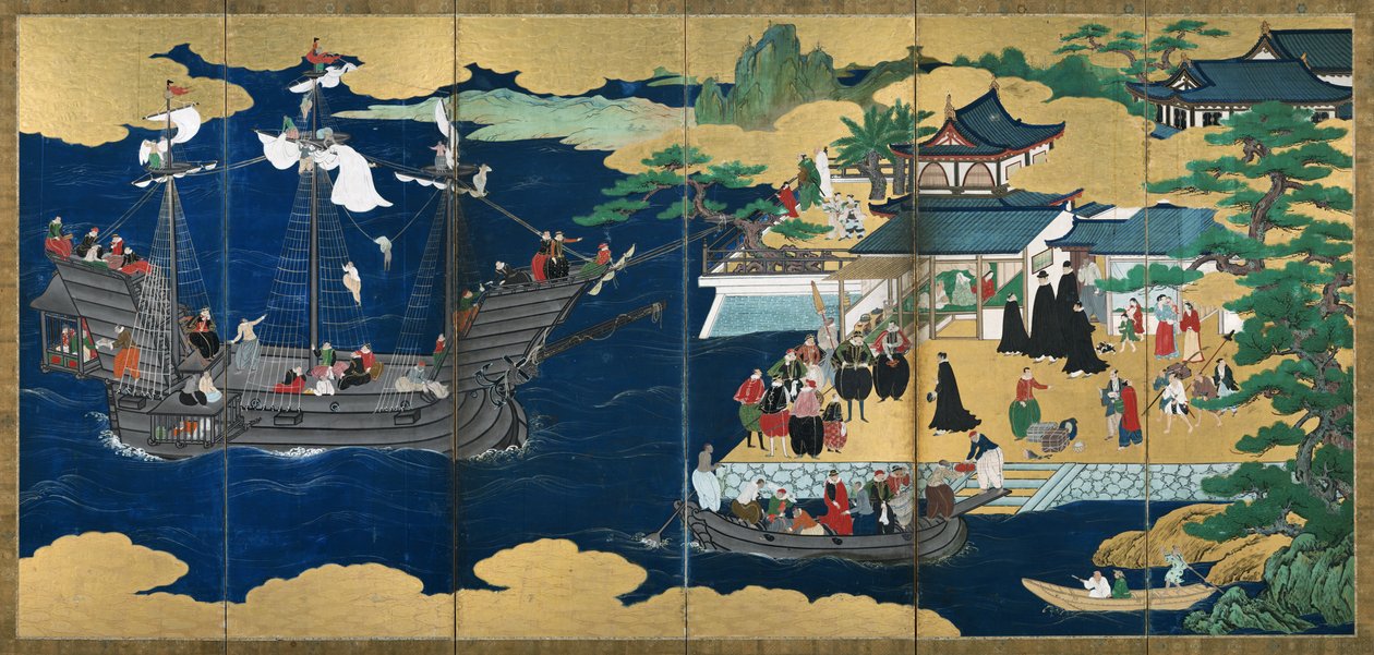 重要な文化財の参照画面 作： 狩野山楽