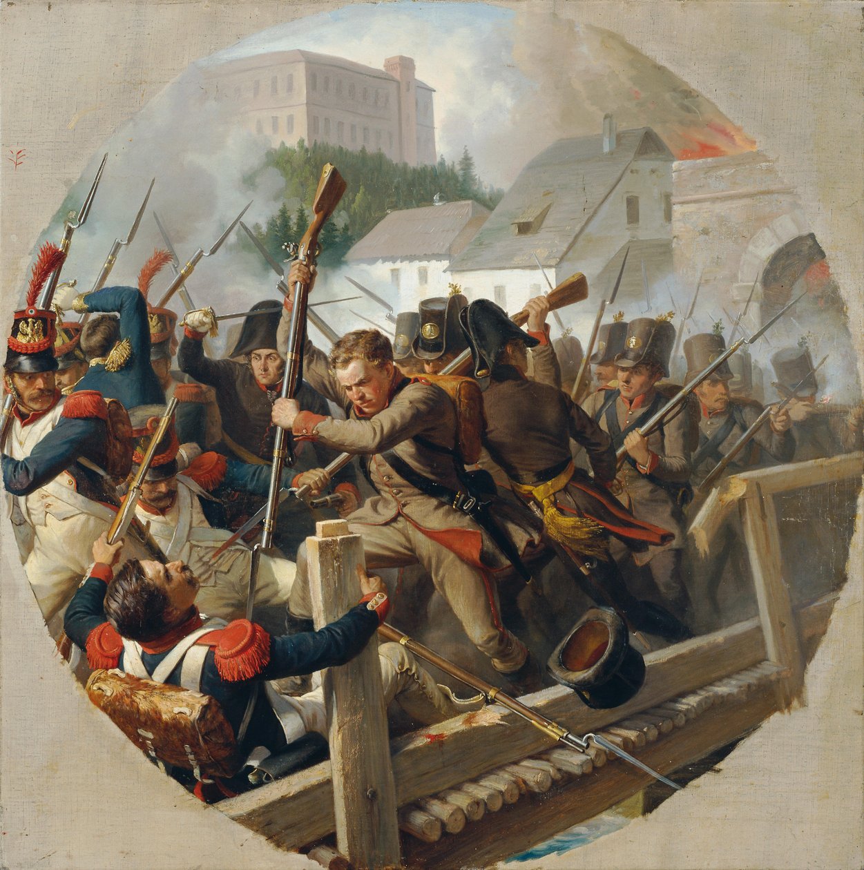 1806年、エーベルスベルクでの会議 作： カール・フォン・ブラース