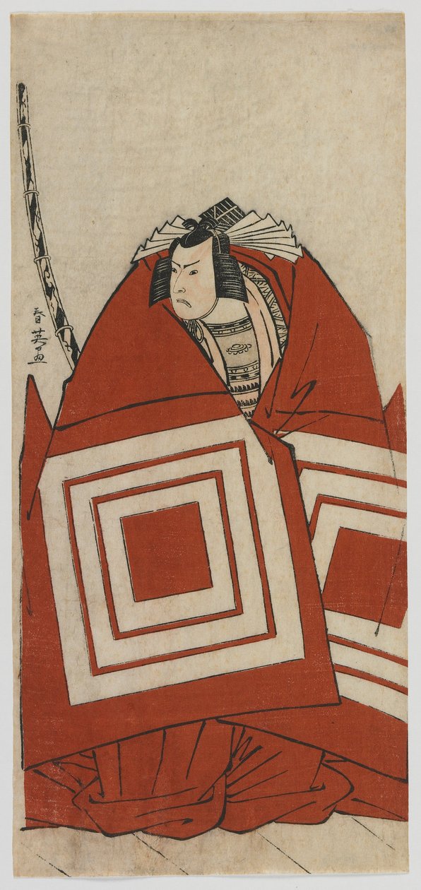 歌舞伎の俳優、市川八三三（江戸時代、1780年代後半） 作： 勝川旬たまご