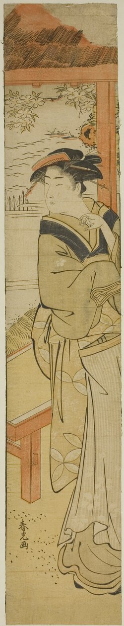海辺の茶屋のウェイトレス 作： 勝川俊子
