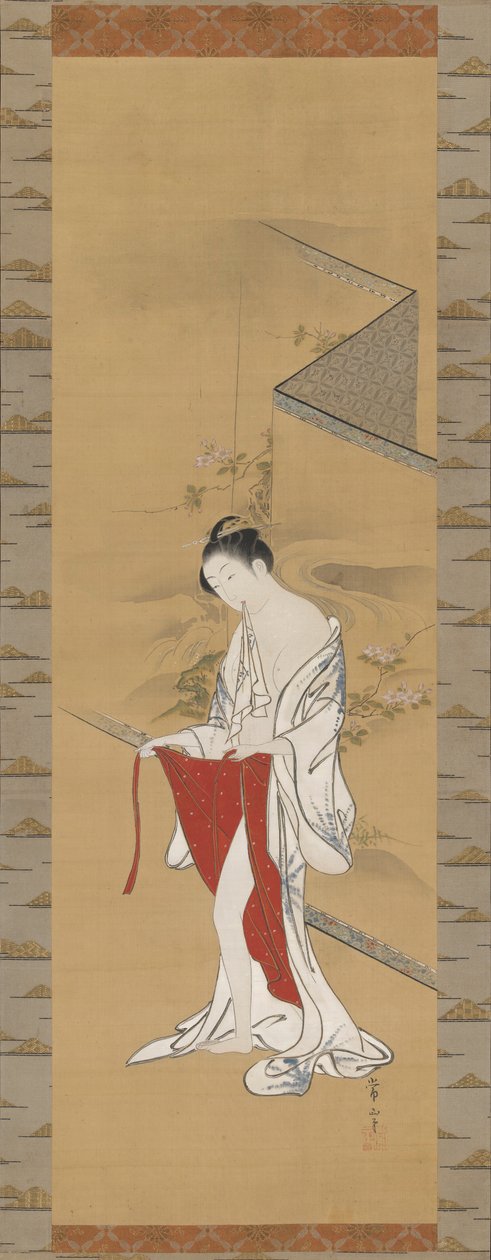 お風呂上がりの美しさ 作： 川又常正