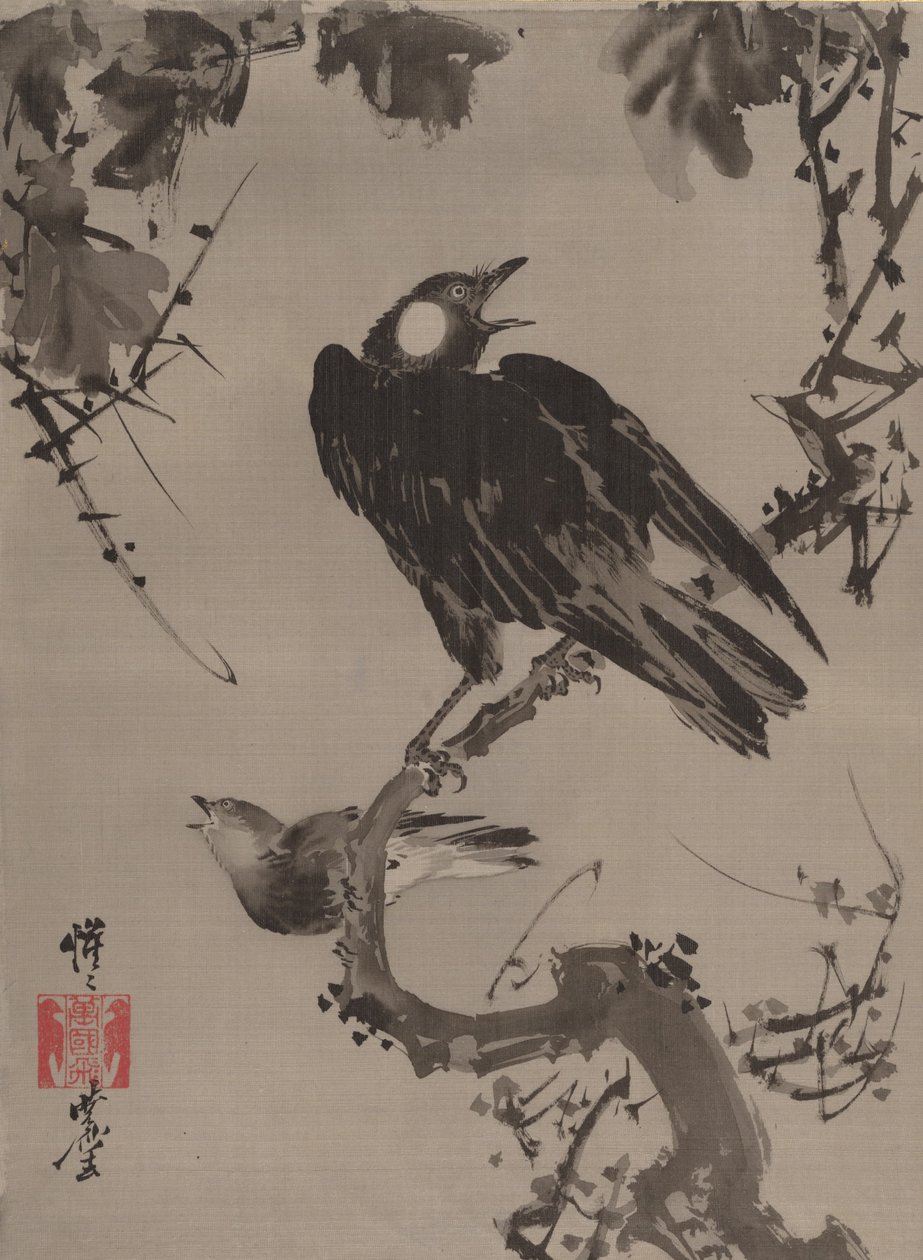ブランチのムクドリ、ca。 1887。 作： 川鍋K菜